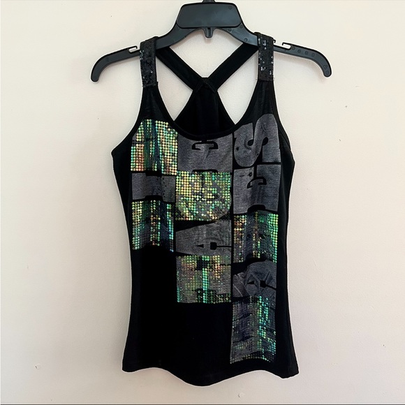 Women’s Black Halter Tank Top - Picture 1 of 11